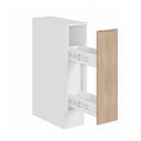 Ver imagem 5 de Balcão Suspenso Porta Tempero 20cm sem Tampo Ipanema CabeCasa MadeiraOriginals Branco/Acácia