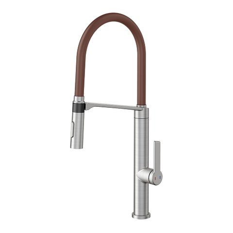 Torneira Misturador Monocomando Docol Doc 90006957151 de Bancada Inox Escovado / Corten