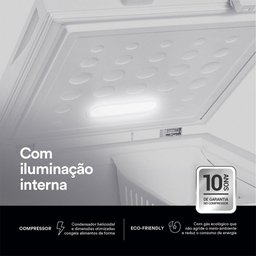 Freezer Horizontal EOS 205L Dupla Ação Efh300X 110V - 7