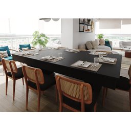 Mesa de Sinuca/bilhar com Tampo de Jantar - 2,00x1,10 - Azul Petróleo - 5
