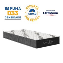 Cama Box com Colchao de Espuma D33 Ortobom Airtech 100 + Auxiliar de Espuma Unique Solteiro 88cm - 7