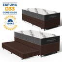 Ver imagem 3 de Cama Box com Colchão de Espuma D33 Ortobom Airtech 100 + Auxiliar de Espuma Unique Solteiro 88cm