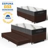 Cama Box com Colchão de Espuma D33 Ortobom Airtech 100 + Auxiliar de Espuma Unique Solteiro 88cm - 3