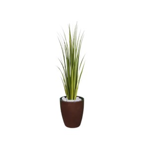 Planta Árvore Artificial Grass 1,20 m Kit + Vaso S. Marrom 30 cm