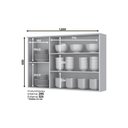 Ver imagem 2 de Armário Aéreo Modulado Emily Henn para Cozinha