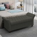Ver imagem 7 de Recamier Calçadeira Bau 160 cm Pes MDF Ogeo Linho SL 74 Peer