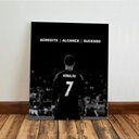 Ver imagem 3 de Kit 3 Quadro Cr7 Motivação Cristiano Ronaldo Mdf Tratado 28x20cm