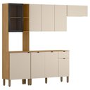 Ver imagem 1 de Cozinha 4 Pecas 251 Cm Mdf Vert Plus Freijo Soft Ktp