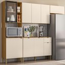 Ver imagem 2 de Cozinha 4 Pecas 251 Cm Mdf Vert Plus Freijo Soft Ktp