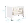 Berço Americano Evolution 4 em 1 Branco Acetinado - Reller - 6