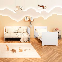 Berço Americano Evolution 4 em 1 Branco Acetinado - Reller - 8