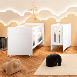 Berço Americano Evolution 4 em 1 Branco Acetinado - Reller - 7