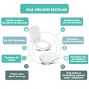 Ver imagem 4 de Assento Sanitário Tampa de Vaso Branco Mdf Laqueado Quadra para Bacia Deca