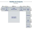 Ver imagem 5 de Guarda-roupa Modulado de Canto Linear 12 Peças com 13 Portas Orion CabeCasa MadeiraOriginals