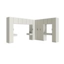 Ver imagem 3 de Guarda-roupa Modulado de Canto Linear 12 Peças com 13 Portas Orion CabeCasa MadeiraOriginals