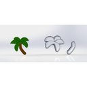 Ver imagem 1 de Cortador Moana Coqueiro Tamanho 5cm