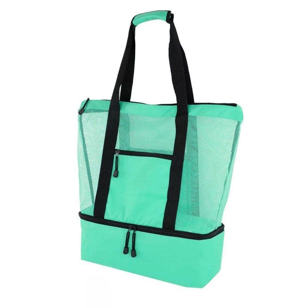 Bolsa Mesh Compartimento Térmico para Praia Piscina Campo Piquenique - 1