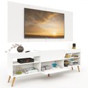 Ver imagem 4 de Rack com Painel para Tv até 60 Polegadas Milão 1 Porta 2 Prateleiras Branco - Pm