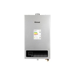 Aquecedor de Agua a Gás Eletrônico E15 Rinnai Gn Prata Bivol - 1