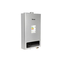Aquecedor de Agua a Gás Eletrônico E15 Rinnai Gn Prata Bivol - 4