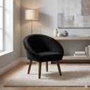 Ver imagem 1 de Poltrona Decorativa para Sala de Jantar Tecido Veludo Premium Estrutura Resistente Pés Palito