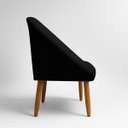 Ver imagem 6 de Poltrona Decorativa para Sala de Jantar Tecido Veludo Premium Estrutura Resistente Pés Palito