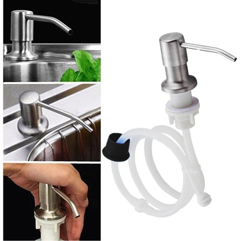 Dispenser Dosador Mangueira Embutir Suporte Pia Cozinha Banheiro Tanque