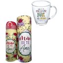 Ver imagem 7 de Kit Presente Dia Das Mães Garrafa Térmica Inox 450ml + Caneca Vidro 380ml Amor em Cada Detalhe:amare
