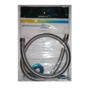 Ver imagem 1 de Engate Flexível P/ Aquecedor-Trama Aço Inox MXF 1/2" 100 CM