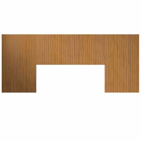 Kit Painel Ripado 35 Placas Mdf 53x11cm Cabeceira Casal Queen King