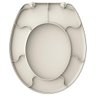 Assento Sanitário Polipropileno Oval Premium Universal Biscuit/ Pergamon - 3