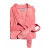 Roupão Veludo Juvenil 100% Algodão Manga Curta Briza (3013) Salmão 12 - 2