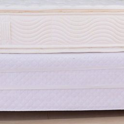 Saia para Cama Box Colchobox Elasticada Ajustavel Solteiro Casal Cinza - 6