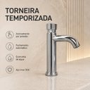 Ver imagem 5 de Torneira com Temporizador Fresno Aço Inox 304 Goldenx