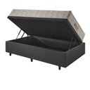 Ver imagem 4 de Base Box Baú 96x203 Linho com Colchão Airtech Ortobom Molas Ensacadas
