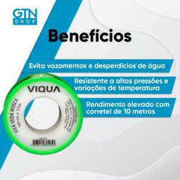 Fita Veda Rosca Carretel Viqua 18x10m - 4