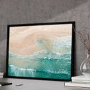 Ver imagem 1 de Quadro Decorativo Tela Vista do Mar Diversos Tamanhos