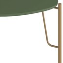 Ver imagem 5 de Mesa Lateral para Sala de Estar Baixa Pés Industrial Dourado Alef I03 Musgo - Lyam Decor