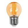 Lâmpada Filamento LED Mini Globo G45 Lente Âmbar 4W - 110V - 5
