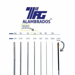 Tela Soldada Tag Malha 5,0x5,0cm Fio 2,00mm Rl 15x1,0m - 6