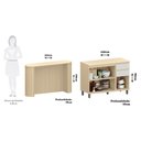 Ver imagem 5 de Bancada de Cozinha com Balcão 100% MDF 164cm Aura Luciane Móveis