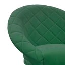 Ver imagem 4 de Kit 4 Cadeiras Sala de Estar Liz Veludo Verde