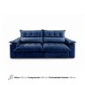 Sofá Retrátil e Reclinável Molas Ensacadas 2,30m Orquídea Vivaro Decor Suede Azul - 8