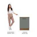Ver imagem 6 de Balcão Armário de Cozinha 60 cm 1 Porta Rustic/Cinza Agata Madesa