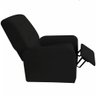 Poltrona do Papai Senior Confortavel Clinica Consultorio Hotel Idoso - Suede Preto - 2