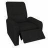 Poltrona do Papai Senior Confortavel Clinica Consultorio Hotel Idoso - Suede Preto - 4