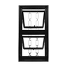 Janela Vitro Maxim-ar 50x100 Req. 12cm Grade Elo Corrente Vertical Stander - 1