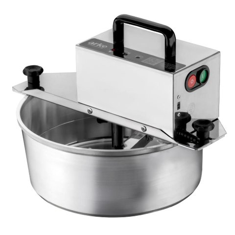 Misturador Elétrico Arke Pm08 8 Litros Bivolt para Doces, Brigadeiro e Massas com Panela em Alumí