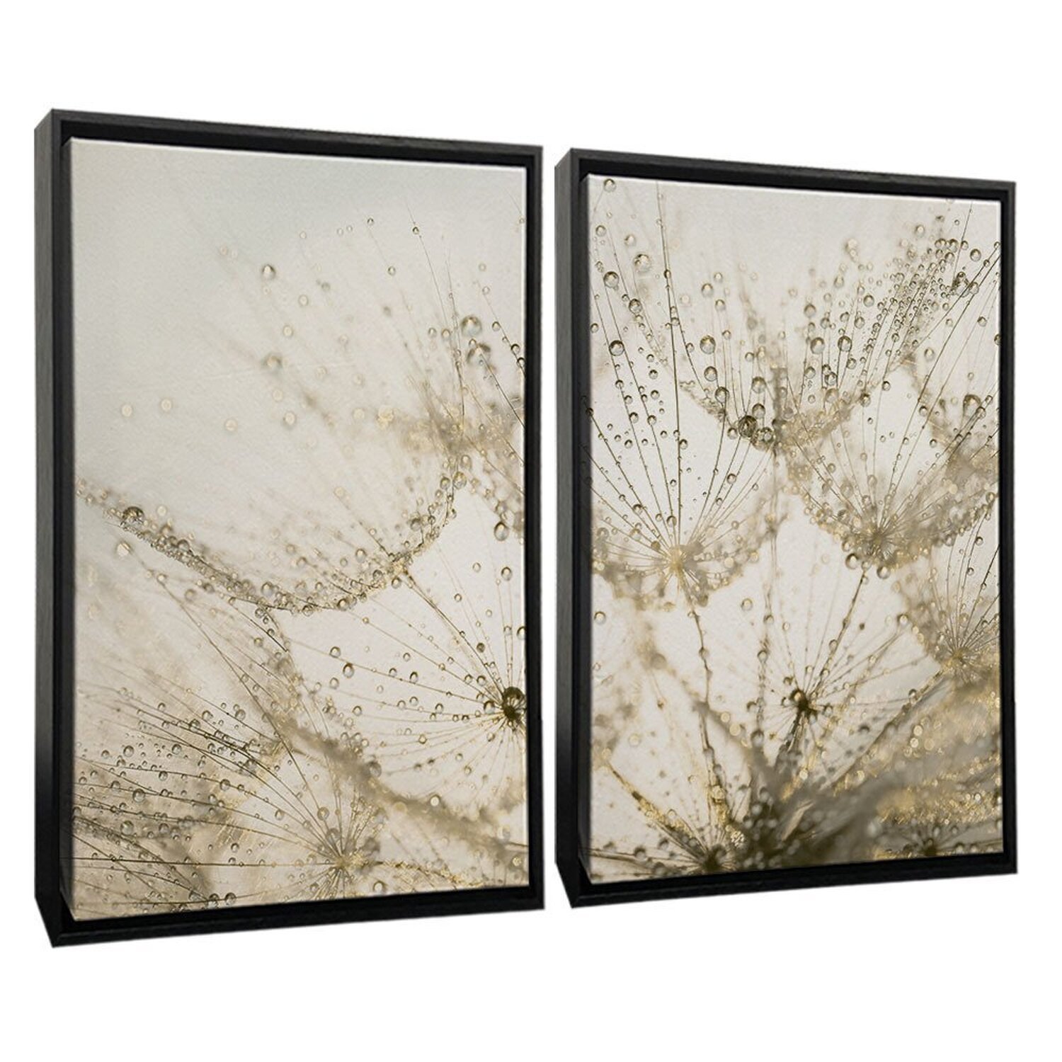 Quadro Decorativo 2 Telas Dente de Leão Diversos Tamanhos - 2