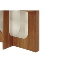 Ver imagem 6 de Mesa de Sala Jantar Louise C/ Tampo Madeirado 130x80cm Cinamomo - Cimol